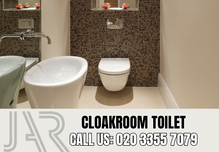Cloakroom and Downstairs Toilet Installation by Muswellhill Bathroom Fitters