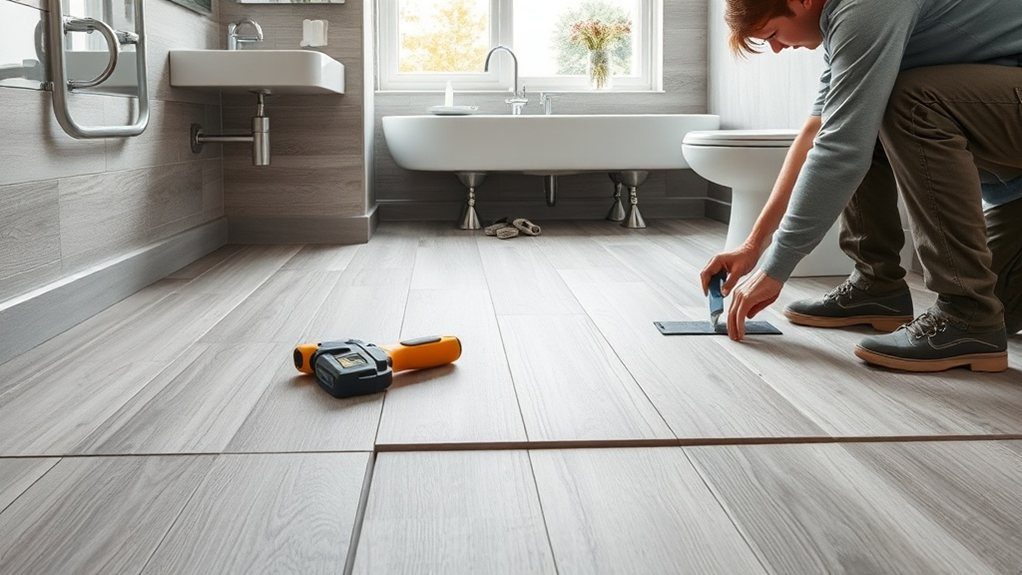 Bathroom Flooring Installation in Muswell Hill