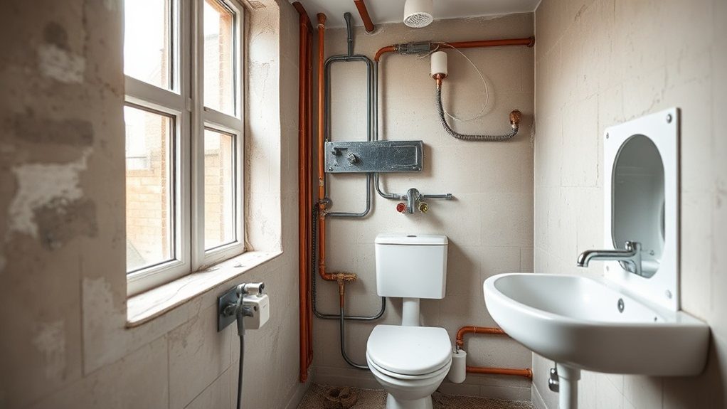Bathroom Plumbing and Electrics in Muswell Hill